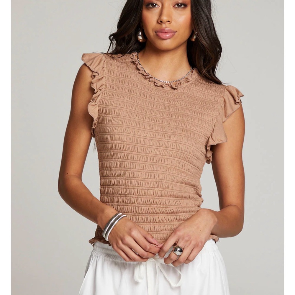 Chaser Ann Warm Taupe Blouse